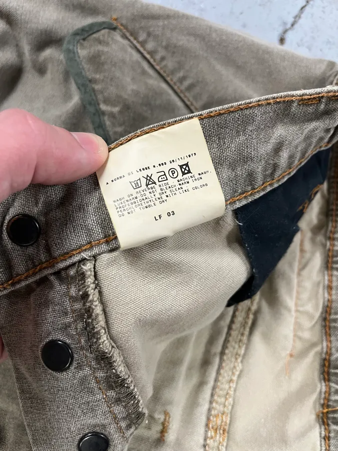 SS2003 Dolce & Gabbana Combat Cargo Khaki Pants - Image 14