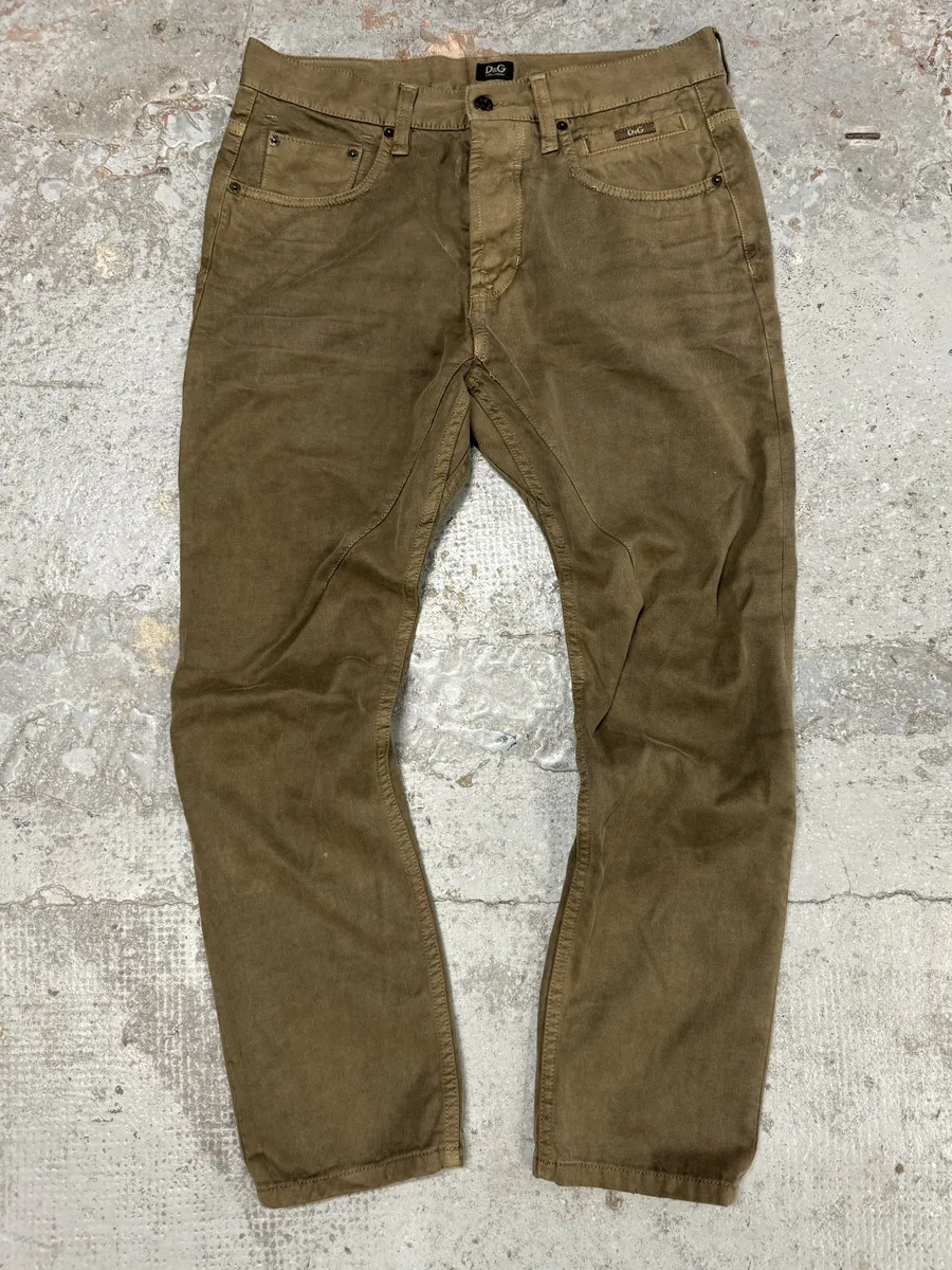 SS2003 Dolce & Gabbana Faded Brown Army Pants