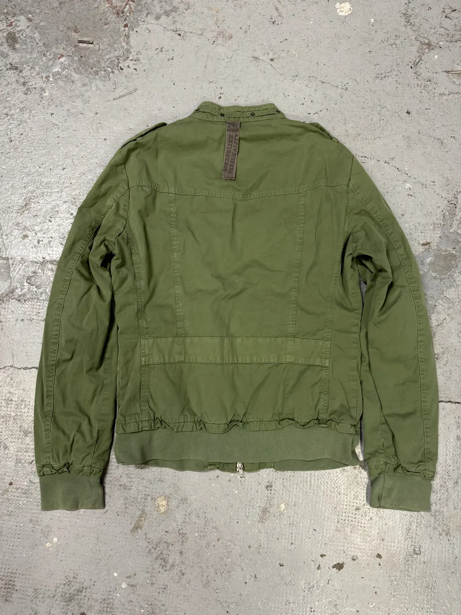 SS2003 Dolce & Gabbana Green Military Bomber Jacket - Image 2