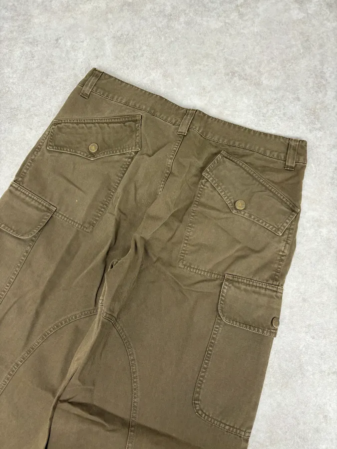 SS2003 Dolce & Gabbana Khaki Military Cargo Pants - Image 7
