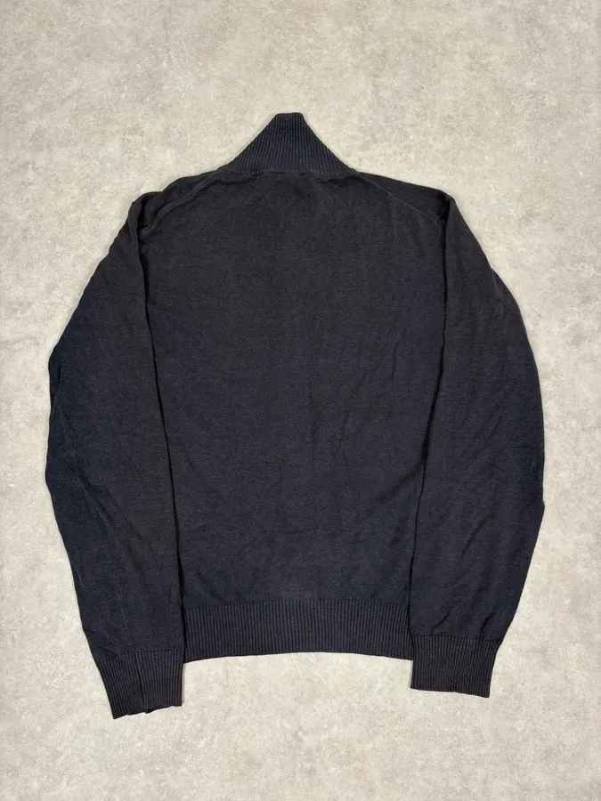 SS2003 Dolce & Gabbana Navy Buttoned Classy Sweater - Image 6