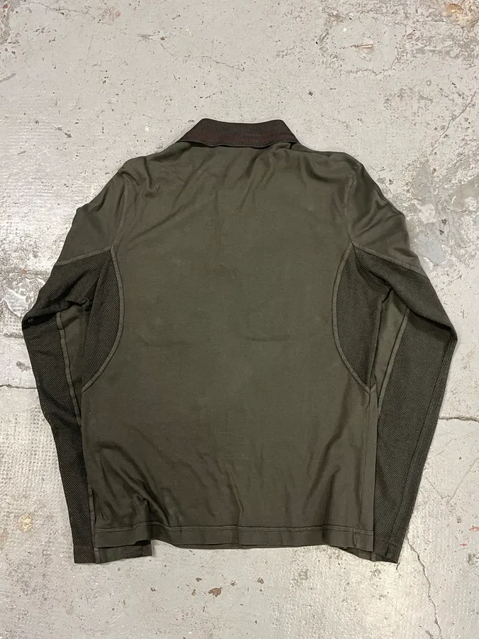 SS2003 Dolce & Gabbana Olive Military Utility Polo Shirt - Image 5