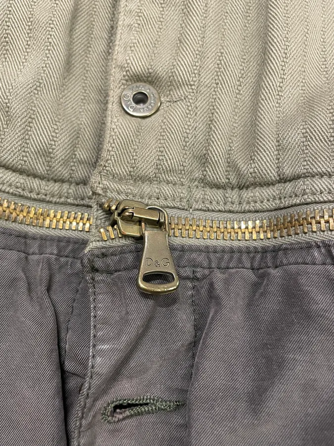 SS2003 Dolce & Gabbana Split Zip Military Jacket - Image 8