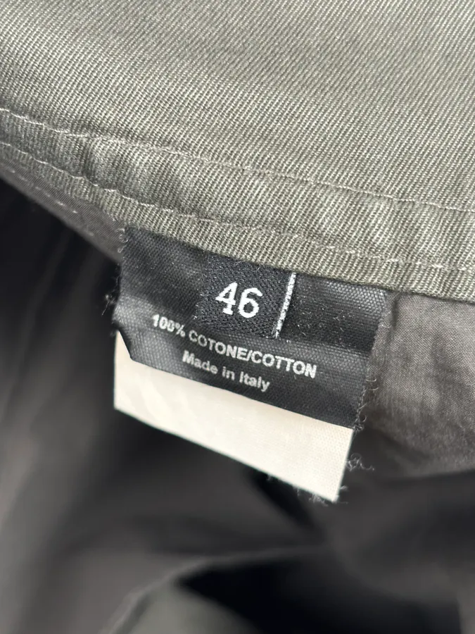 SS2003 Gucci Olive Green Minimalist Pants by Tom Ford - Image 11