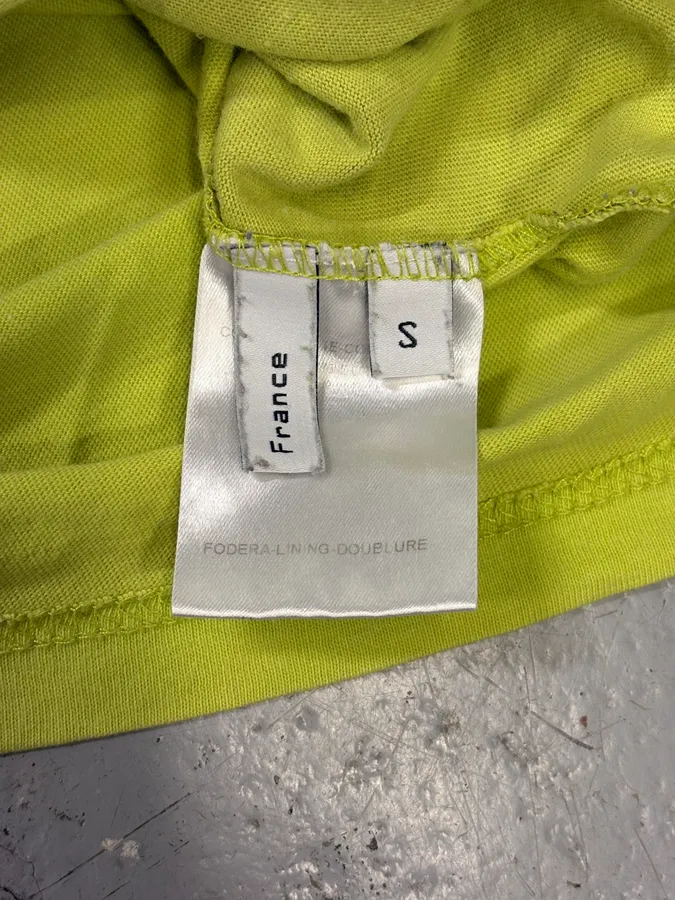 SS2004 Balenciaga Neon Yellow Police Dog T-Shirt - Image 8