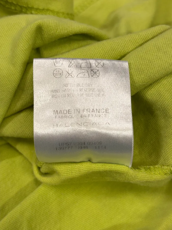 SS2004 Balenciaga Neon Yellow Police Dog T-Shirt - Image 9