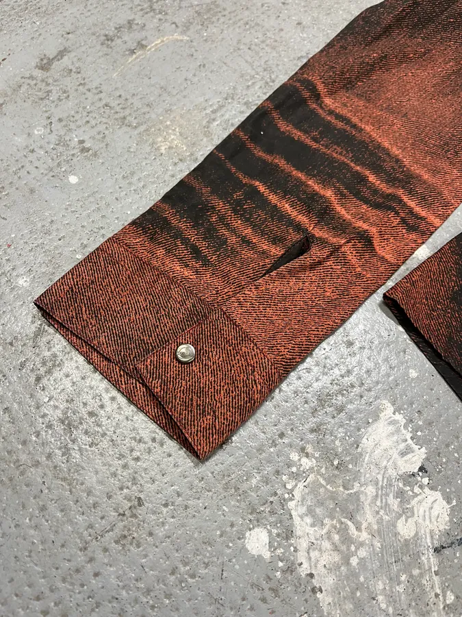 SS2004 Cavalli Faded Orange Vitality Sunset Shirt - Image 6