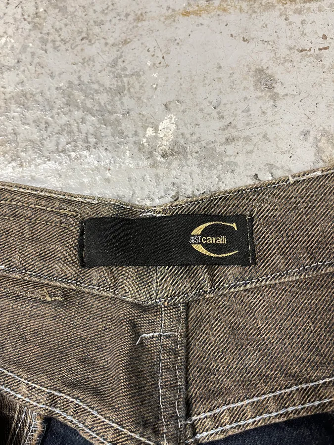 SS2004 Cavalli Hybride Denim Pants - Image 9
