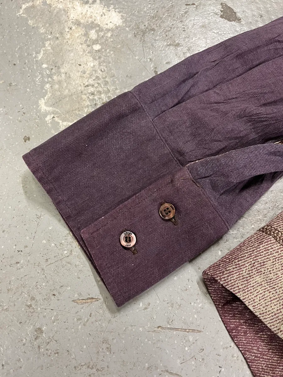 SS2004 Cavalli Purple Sunset Vitality Shirt - Image 10