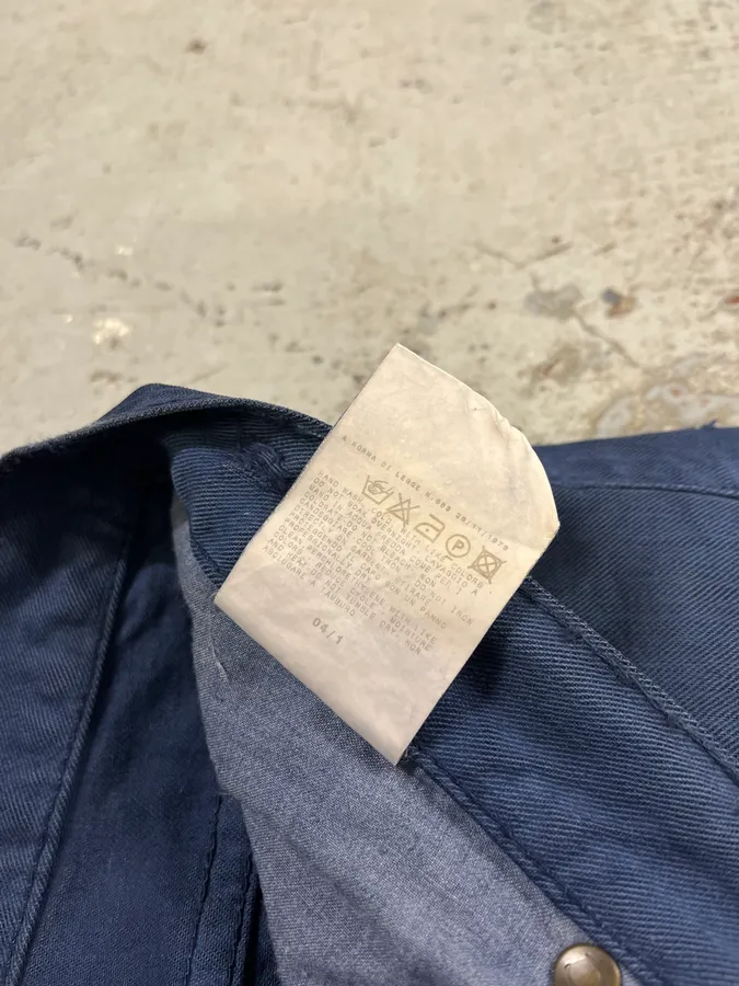 SS2004 Cavalli Scratched Distressed Navy Pants - Image 13