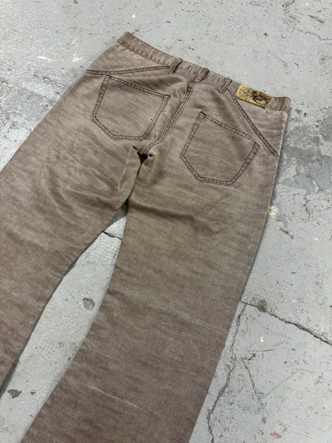 SS2004 Cavalli Soft Relaxed Redefined Pants - Image 11