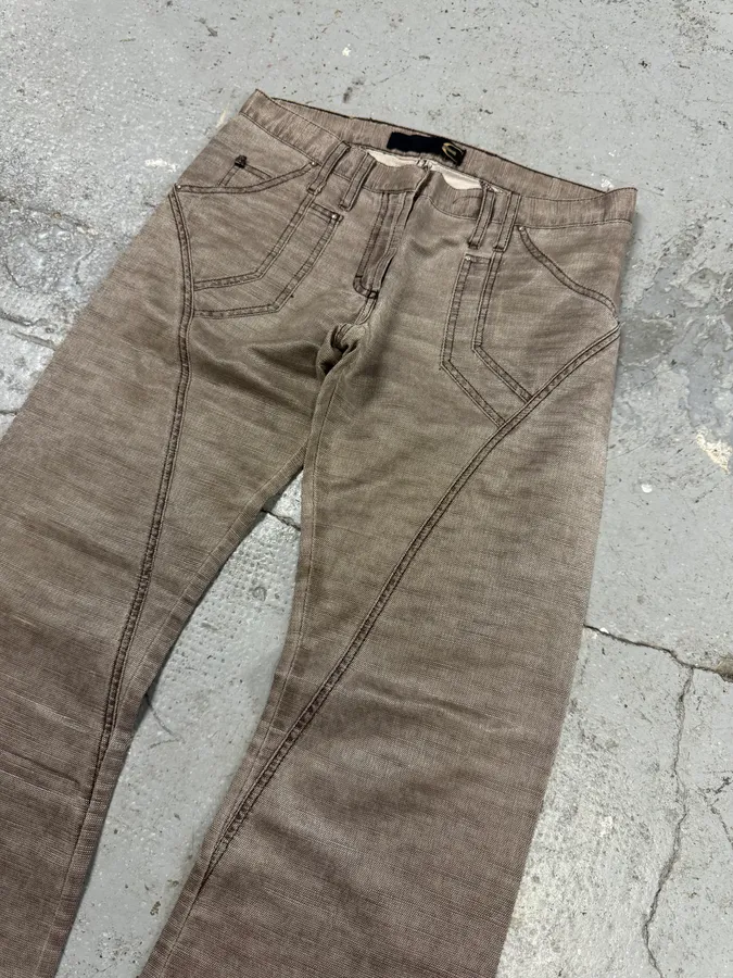 SS2004 Cavalli Soft Relaxed Redefined Pants - Image 7