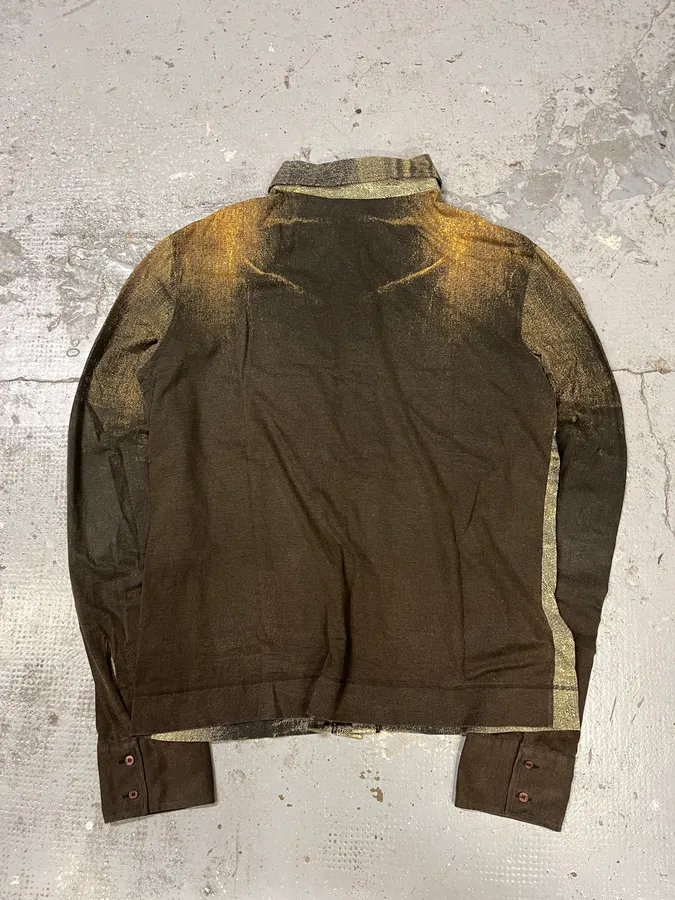 SS2004 Cavalli Vitality Sunset Faded Shirt - Image 7