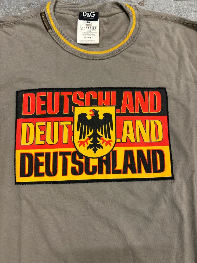 SS2004 Dolce & Gabbana Deutschland Grey Longsleeves - Image 6