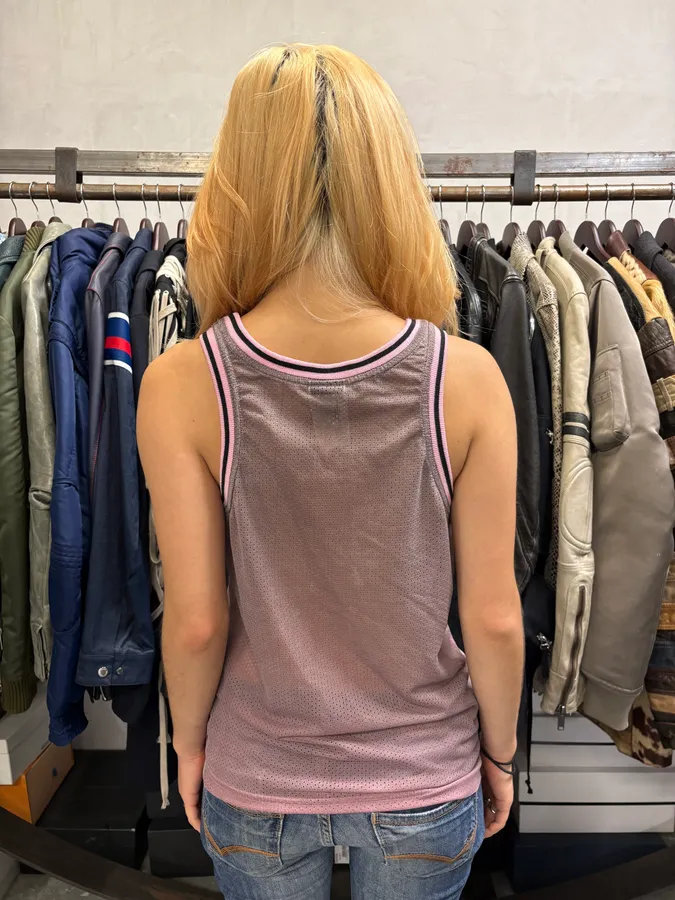 SS2004 Dolce & Gabbana Pink Cozy Tank Top - Image 3