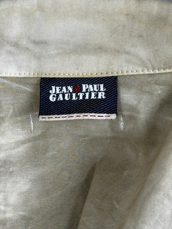 SS2004 Jean Paul Gaultier Creamy Brut Asymmetrical Bondage Jacket - Image 11