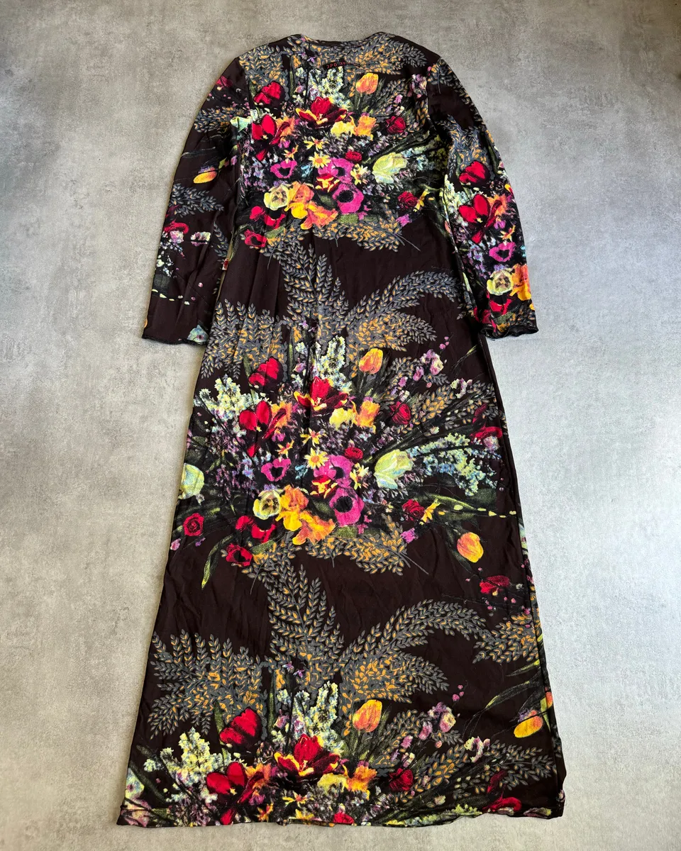 SS2004 Jean Paul Gaultier Flower Distinct Italian Dress - Image 3