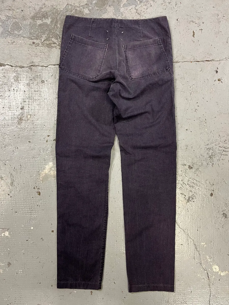 SS2004 Maison Martin Margiela Grey Low Waisted Signature Pants