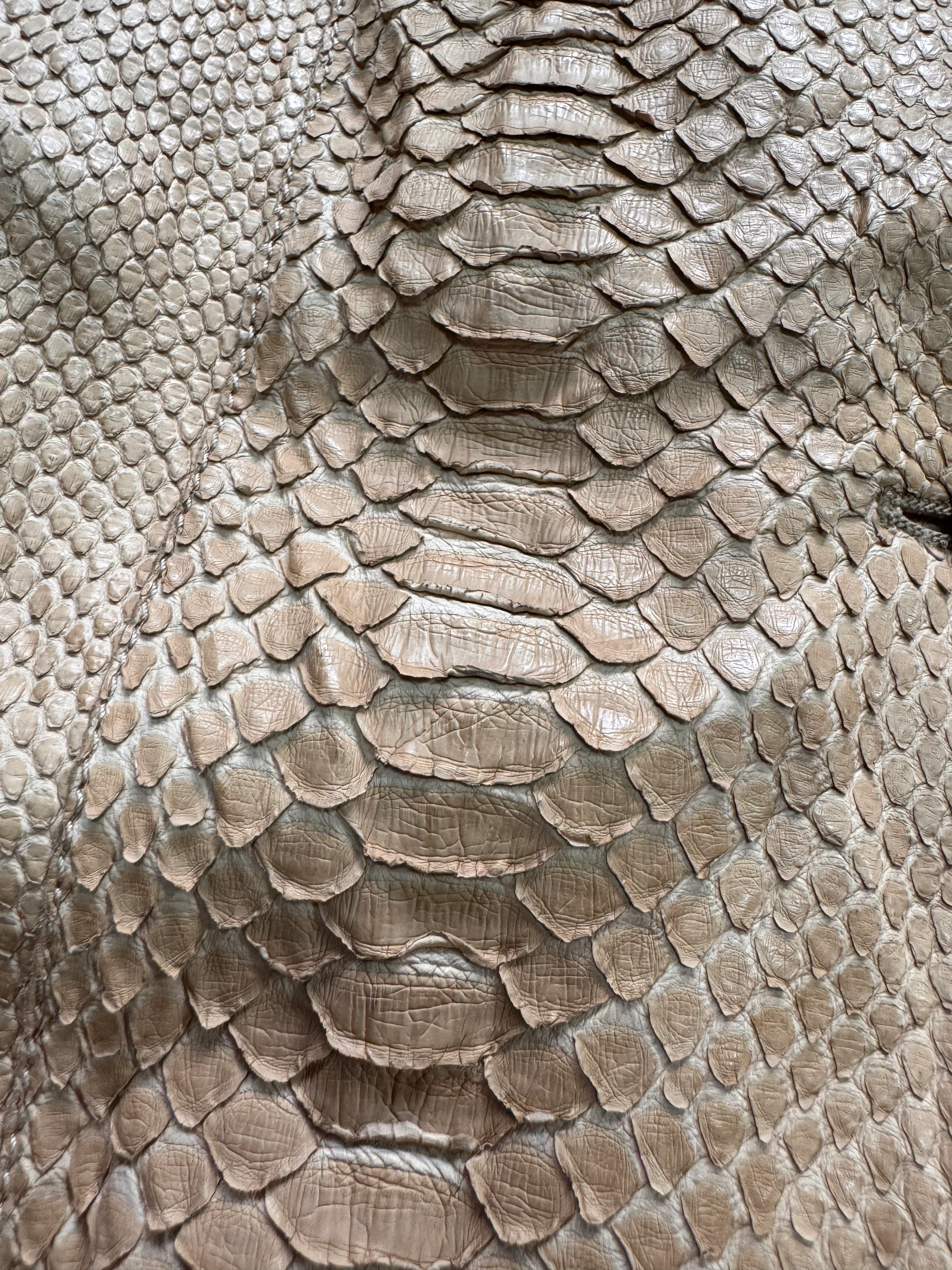 SS2004 Prada Desert Python Leather Jacket (XS) - Image 4