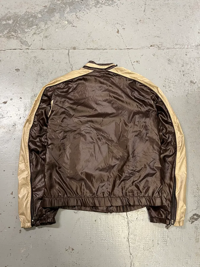 SS2004 Yves Saint Laurent Asymmetrical Zip Nylon Bomber Jacket - Image 8