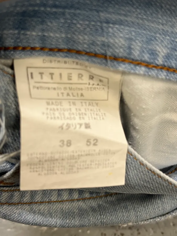 SS2005 Cavalli Blue Distressed Cozy Denim Jeans - Image 13