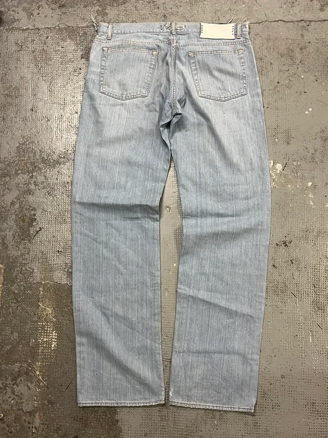 SS2005 Cavalli Blue Distressed Cozy Denim Jeans - Image 7
