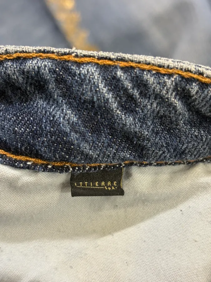 SS2005 Cavalli Blue Embroidered Distressed Denim Jeans - Image 13