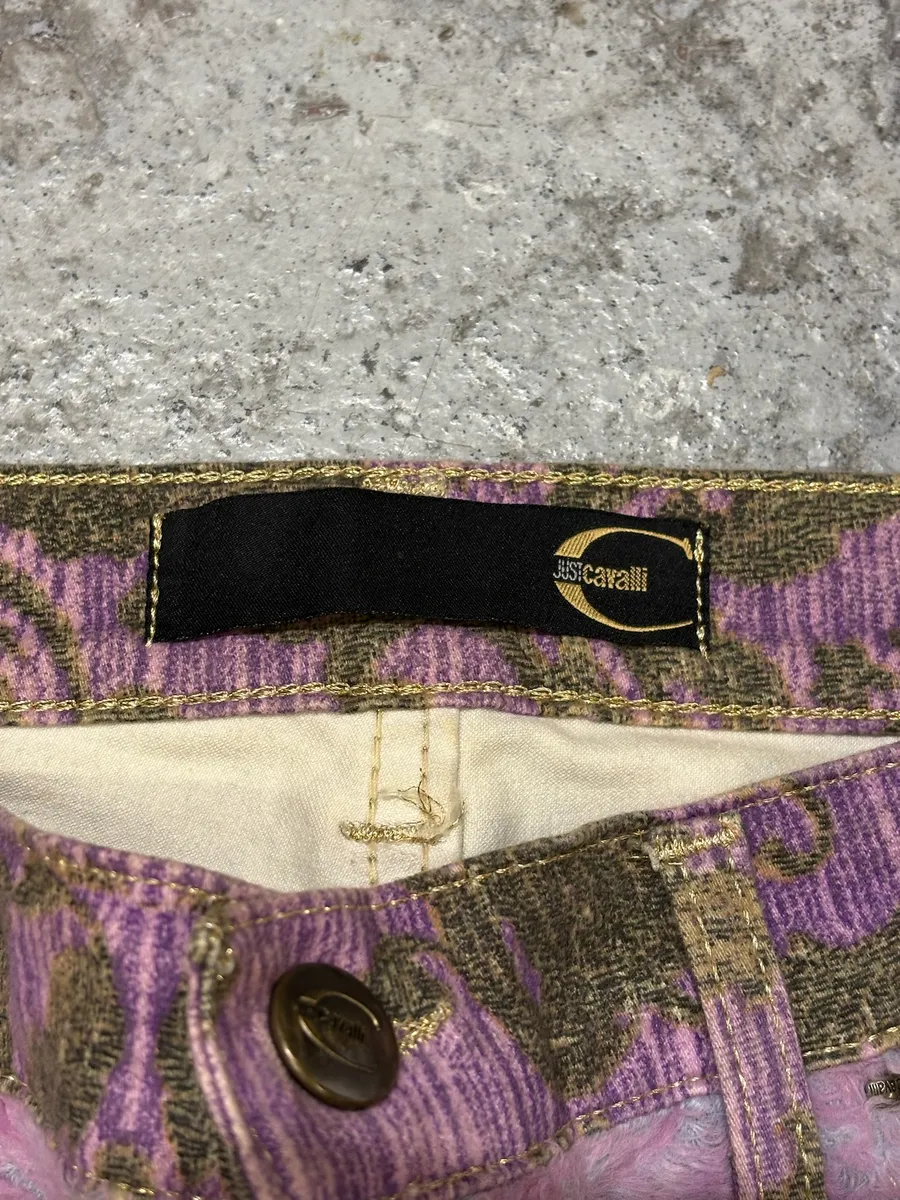 SS2005 Cavalli Purple Peninsula Cozy Pants - Image 10