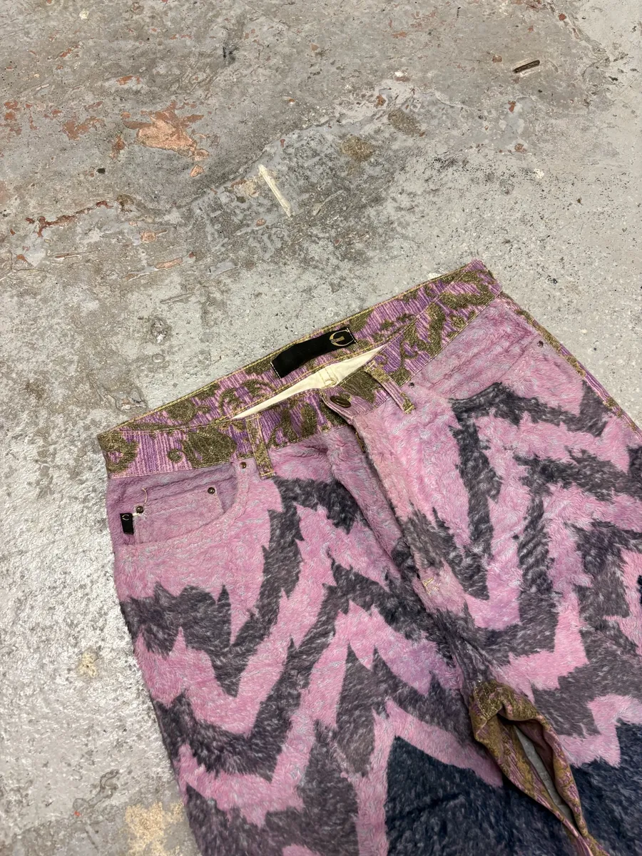 SS2005 Cavalli Purple Peninsula Cozy Pants - Image 11
