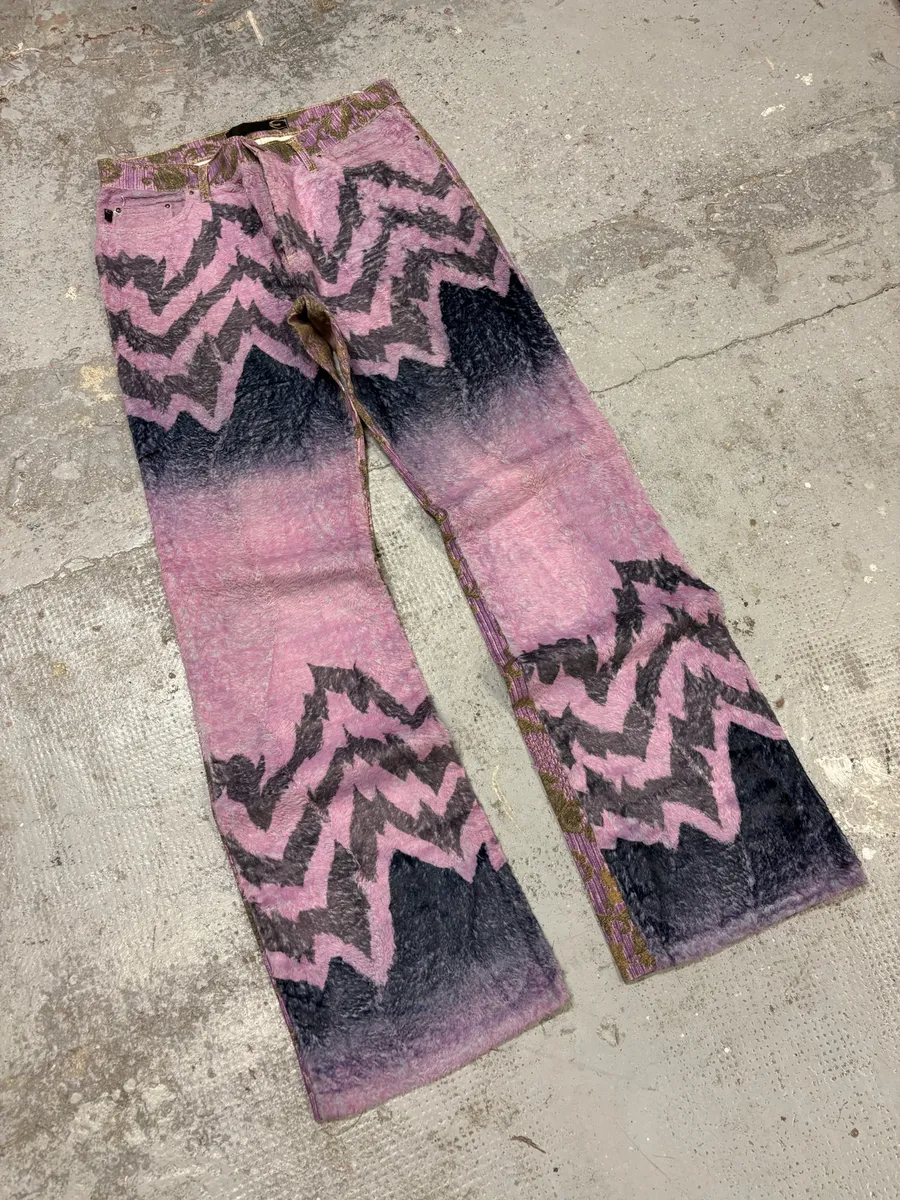 SS2005 Cavalli Purple Peninsula Cozy Pants - Image 12