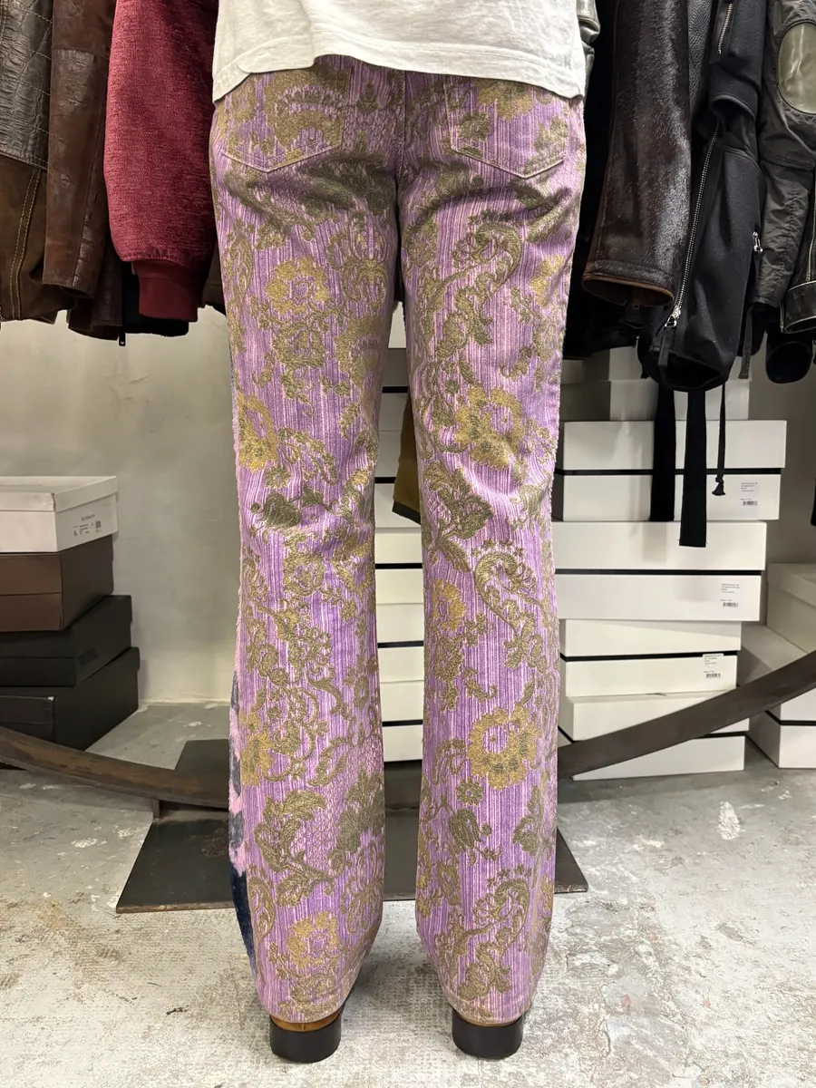 SS2005 Cavalli Purple Peninsula Cozy Pants - Image 3