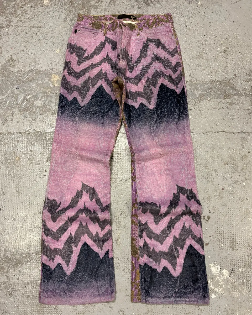 SS2005 Cavalli Purple Peninsula Cozy Pants - Image 4