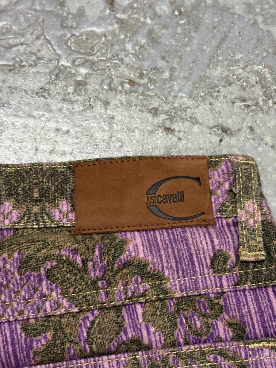 SS2005 Cavalli Purple Peninsula Cozy Pants - Image 6