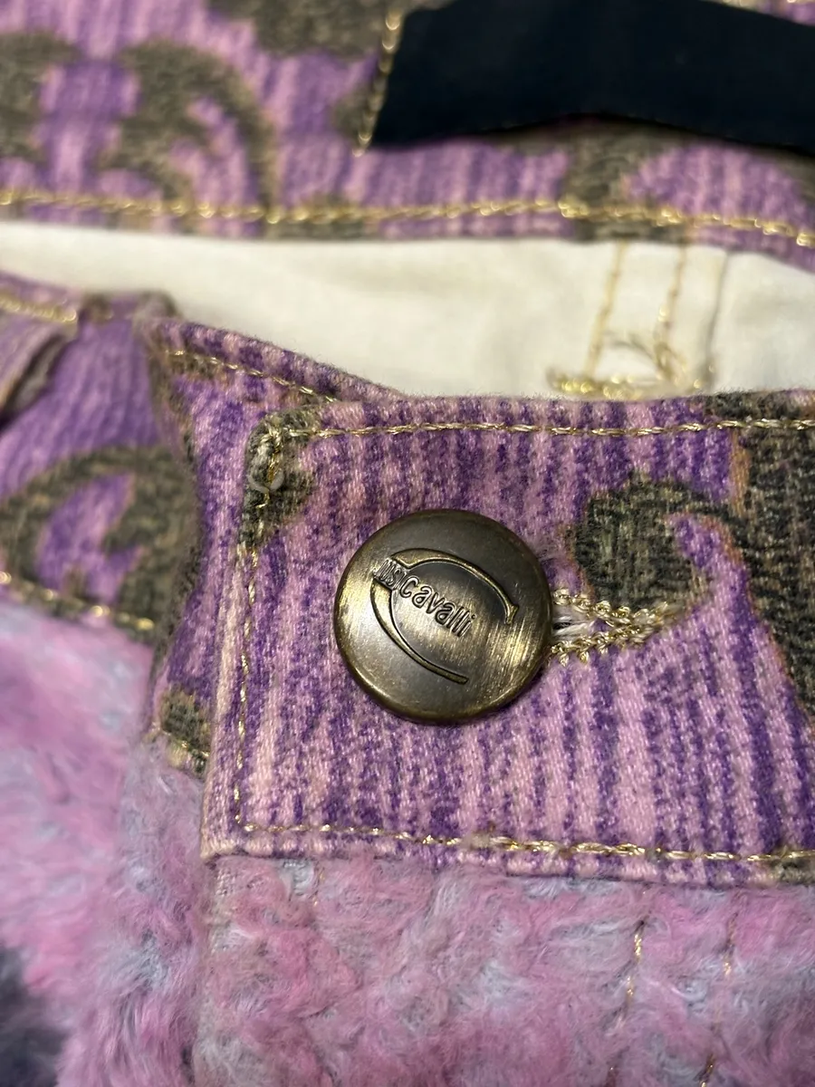 SS2005 Cavalli Purple Peninsula Cozy Pants - Image 7
