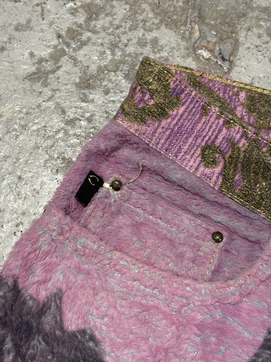 SS2005 Cavalli Purple Peninsula Cozy Pants - Image 9
