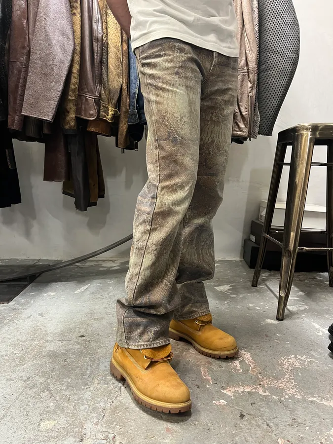 SS2005 Cavalli Sahara Snake Pant - Image 2