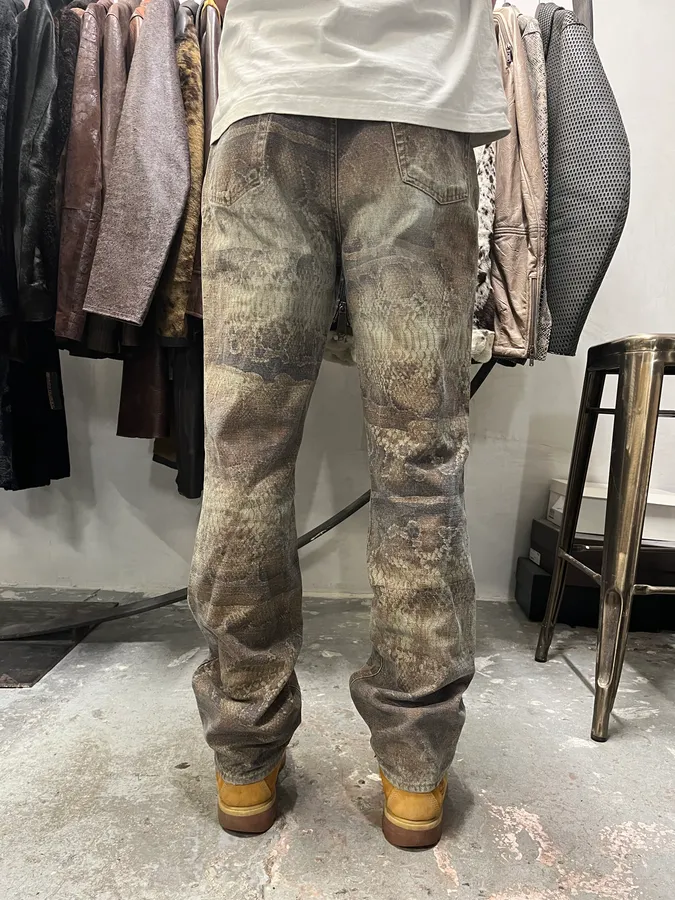 SS2005 Cavalli Sahara Snake Pant - Image 4