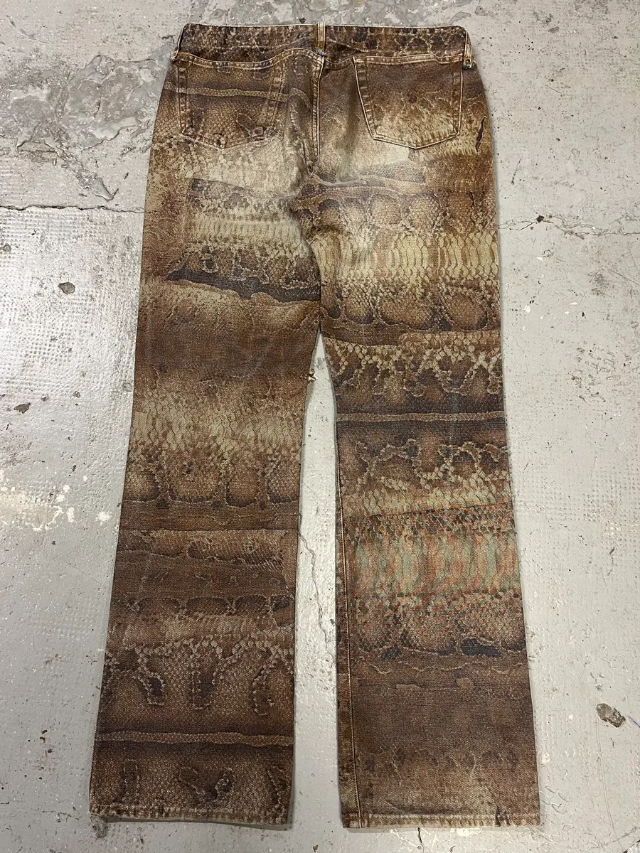 SS2005 Cavalli Sahara Snake Pant - Image 9