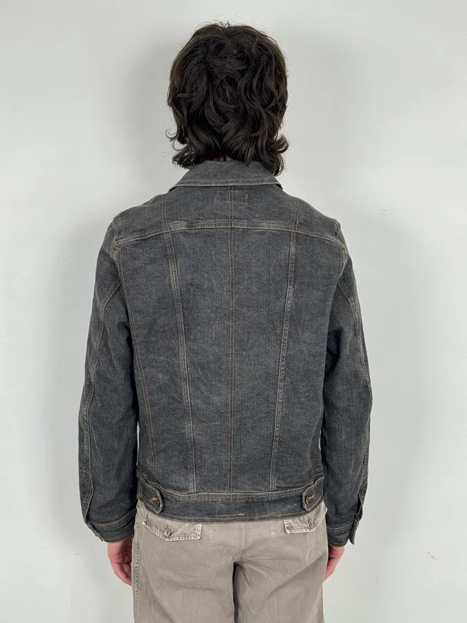 SS2005 Dolce & Gabbana Cargo Pocket Grey Denim Jacket - Image 3