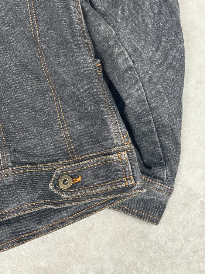 SS2005 Dolce & Gabbana Cargo Pocket Grey Denim Jacket - Image 9
