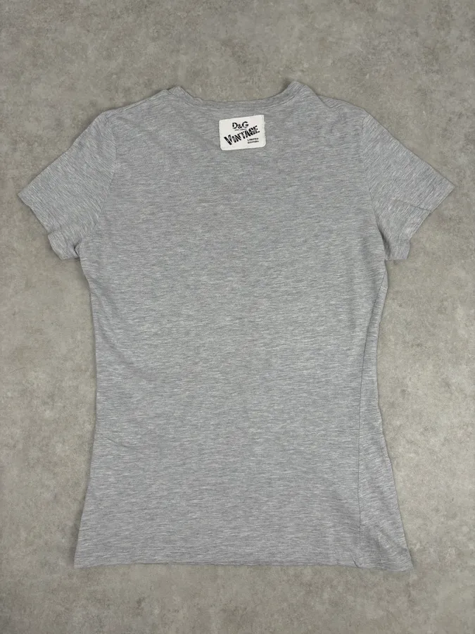 SS2005 Dolce & Gabbana Grey Catwoman T-Shirt - Image 5