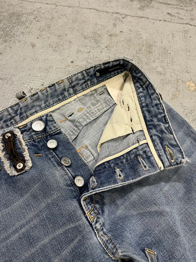 SS2005 Dsquared2 DCDC Multi Belt Loop Blue Jeans - Image 11
