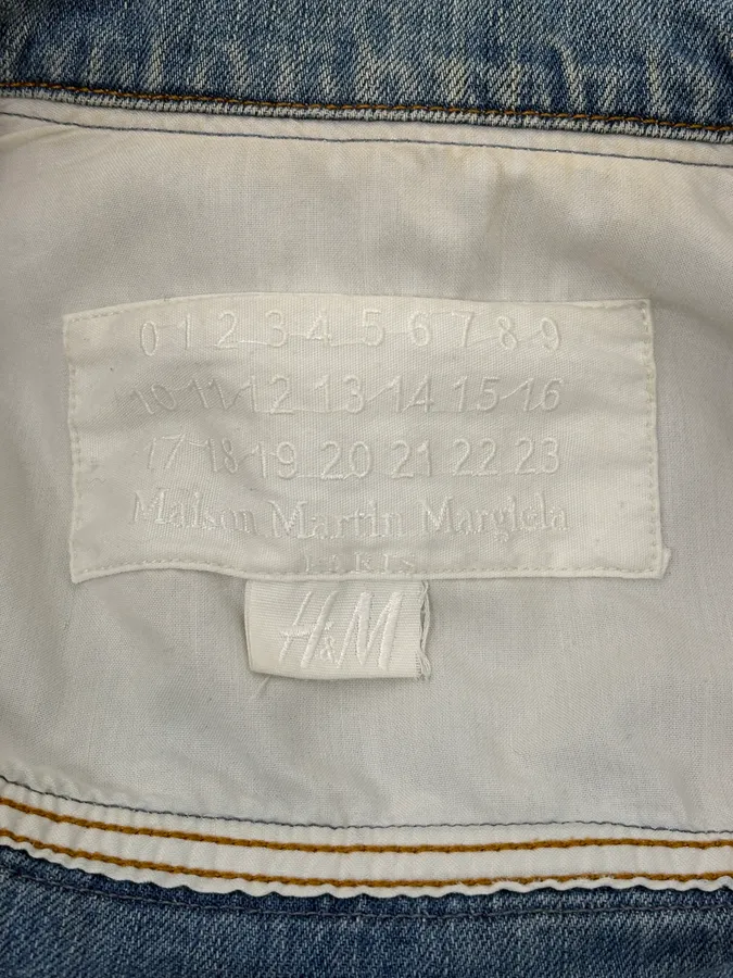 SS2005 Maison Margiela x H&M Reversed Denim Jacket Re-Edition - Image 10