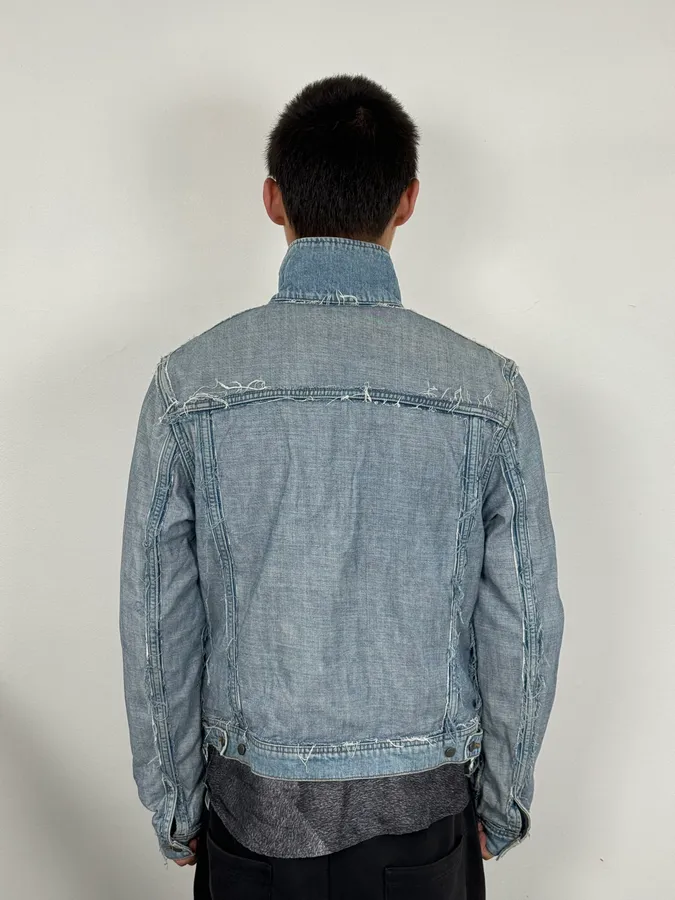 SS2005 Maison Margiela x H&M Reversed Denim Jacket Re-Edition - Image 3