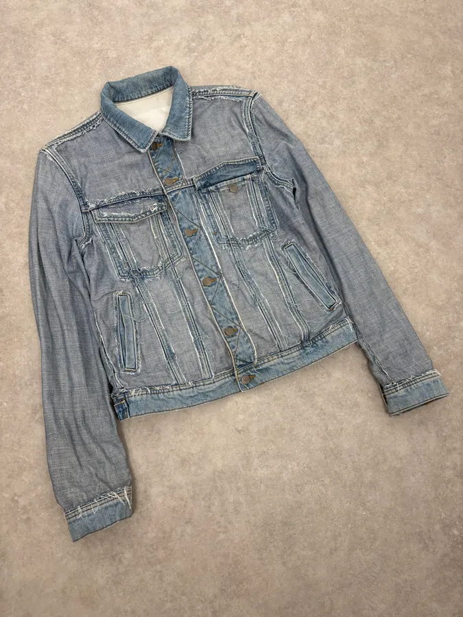 SS2005 Maison Margiela x H&M Reversed Denim Jacket Re-Edition - Image 4