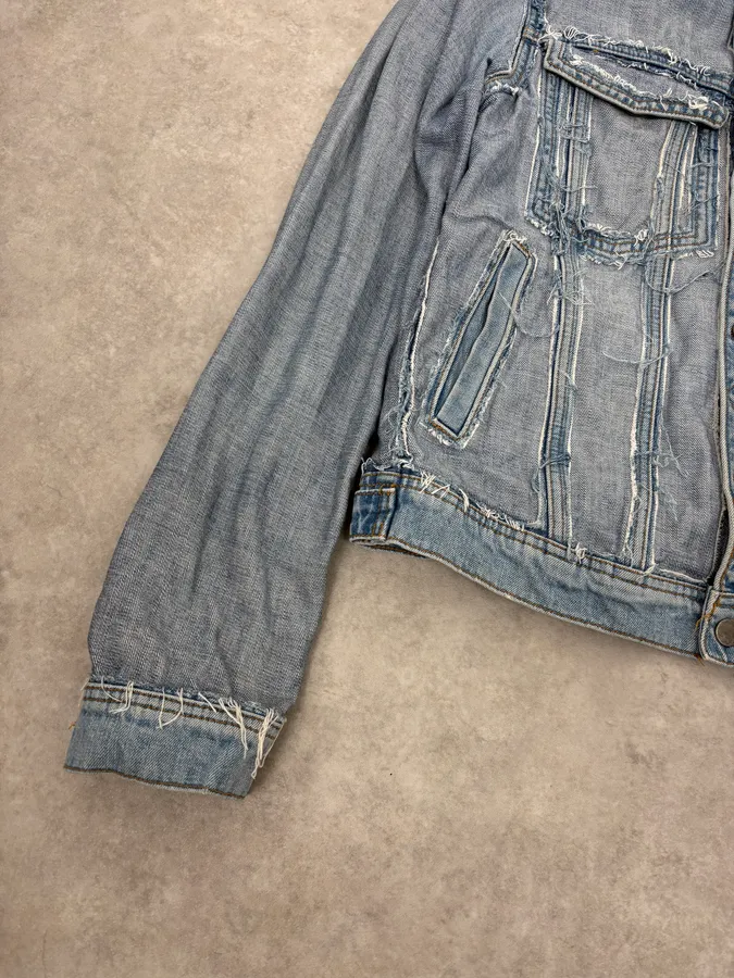 SS2005 Maison Margiela x H&M Reversed Denim Jacket Re-Edition - Image 8