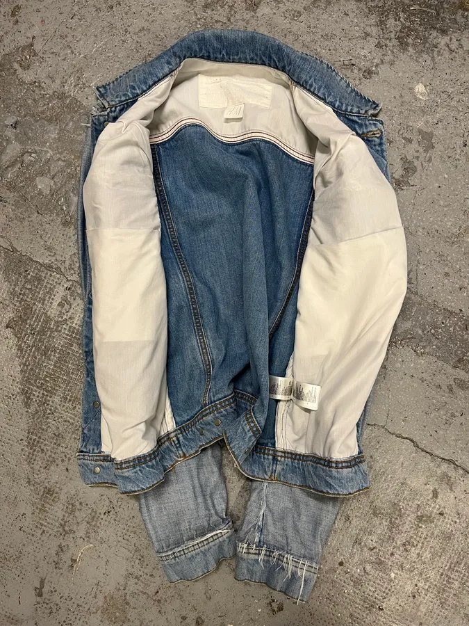 SS2005 Maison Margiela x H&M Reversed Denim Jacket Re-Edition - Image 6