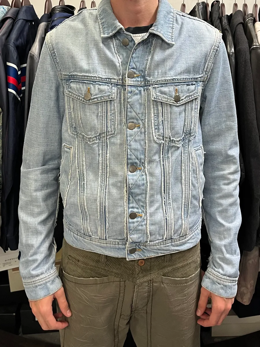 SS2005 Maison Margiela x H&M Reversed Denim Jacket Re-Edition - Image 2