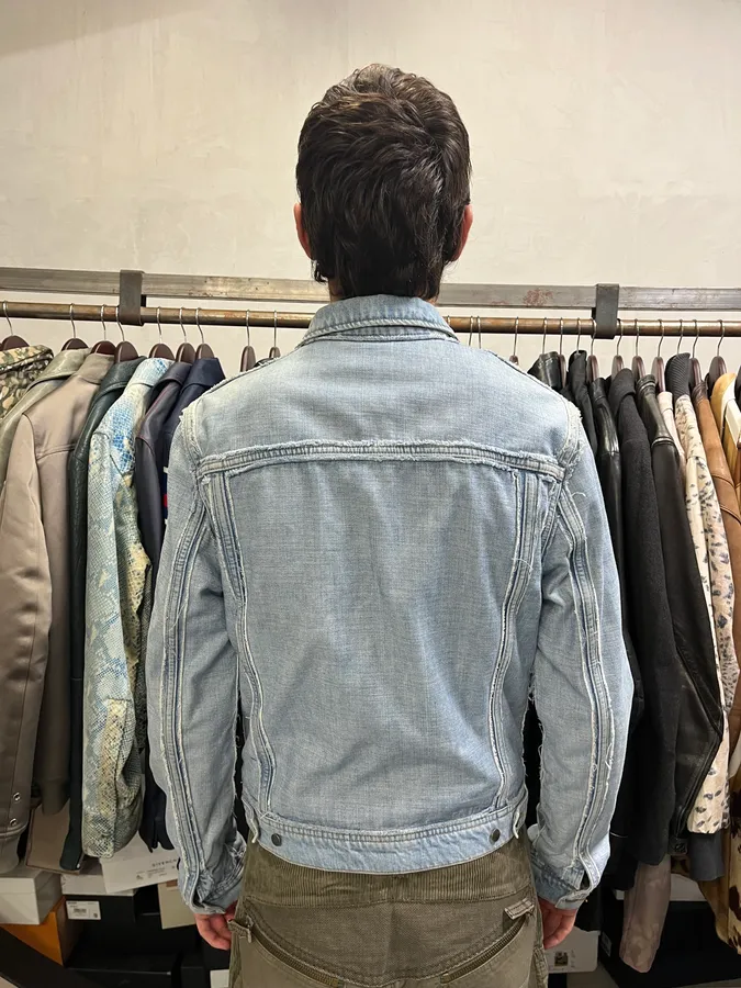 SS2005 Maison Margiela x H&M Reversed Denim Jacket Re-Edition - Image 3