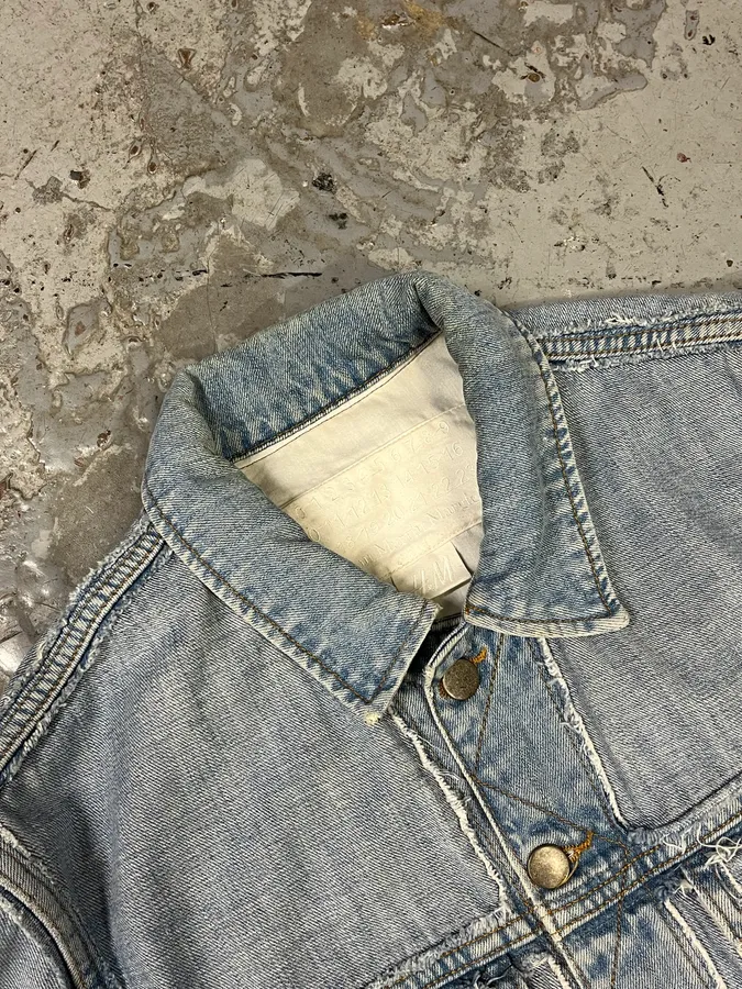 SS2005 Maison Margiela x H&M Reversed Denim Jacket Re-Edition - Image 4